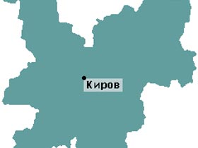Карта Кировской области. Фото с сайта aq.ru (с)