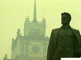 Триумфальная площадь в Москве. Кадр РТР