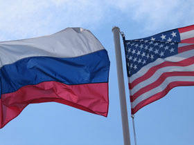 США и Россия, флаги. Фото: krasovskiy.com