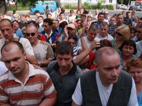Пикет работников Балахнинского ЦБК