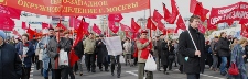 Митинг и шествие коммунистов. Фото Каспарова.Ru