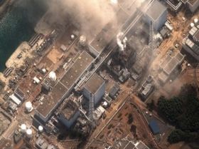 Аварийная АЭС "Фукусима-1" в Японии. Фото: digitalglobe.com