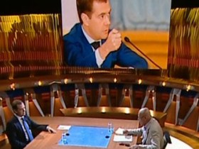 Дмитрий Медведев в программе "Познер". Фото с сайта 1tv.ru