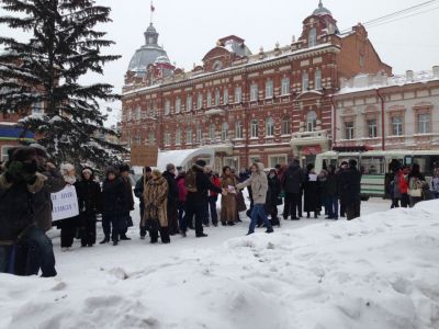 "Марш против подлецов" в Томске. Фото Александра Лукьянова
