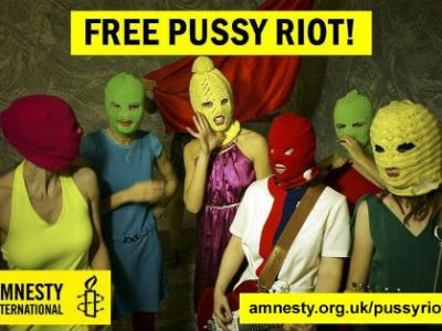 Pussy Riot. Фото: dangerousminds.net