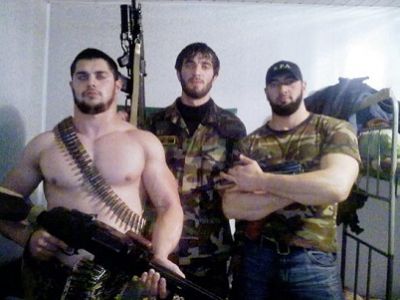 Охранники Кадырова. Фото "Новая газета"