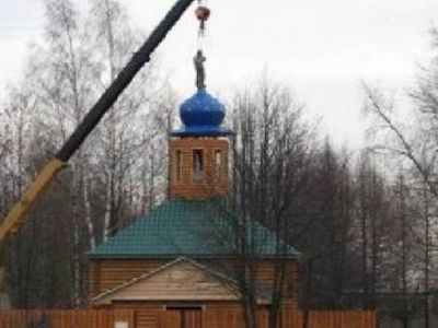 Строительство церкви. Фото: omsk.sibnovosti.ru