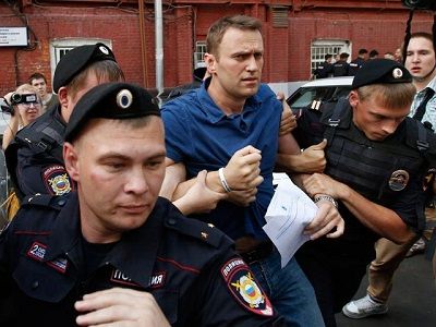 Алексей Навальный после подачи документов на регистрацию. Фото из блога navalny.livejournal.com