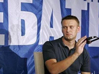 Алексей Навальный на дебатах. Фото Леонида Артамонова