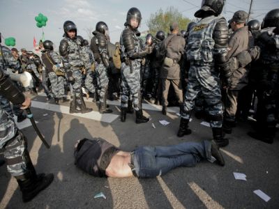 События 6 мая 2012 года в районе Болотной площади (Источник: www.politzeky.ru)