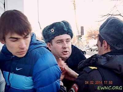 Задержание Игоря Харченко. Фото: "Эковахта"