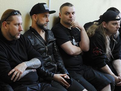 Группа Behemoth в суде. Фото: znak.com