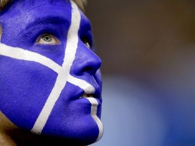 Шотландия, участник акции. Источник - http://news.liga.net/
