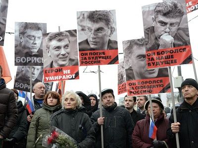 Трауроное шествие памяти Бориса Немцова. Публикуется в блоге автора
