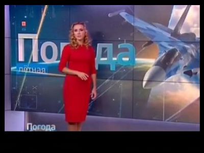 Прогноз погоды для бомбардировок, "Россия 24" (скрин). Источник - - twitter.com