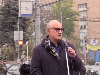 Андрей Пионтковский на митинге "Нет войне". 17 октября 2015 года