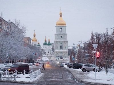 Зимний Киев. Источник - hicarus.ru