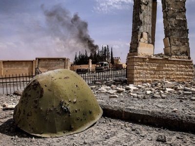 Сирия, после боя. Фото Валерий Шарифулин/ТАСС, источник - http://tass.ru/politika/3189748