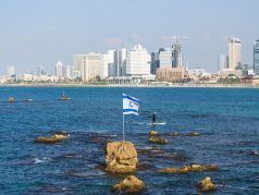 Флаг Израиля, Тель-Авив. Фото: lookatisrael.com