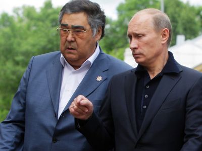 В. Путин и А. Тулеев. Фото: gazeta.ru