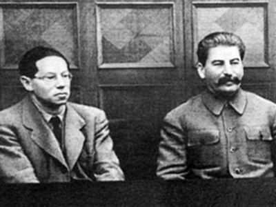 Л.Фейхтвангер и И.Сталин, янв. 1937. Источник - kvistrel.su