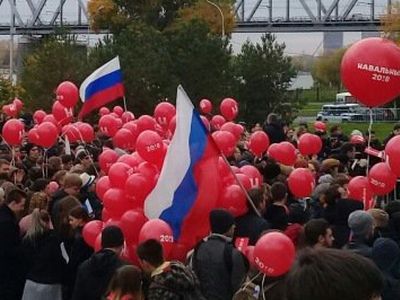 Очередь на митинг Навального. Фото: Сергей Богданов. Каспаров.Ru