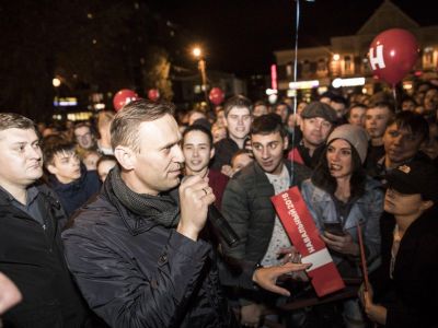 Алексей Навальный и его сторонники в Архангельске, 1.10.17. Фото: navalny.com