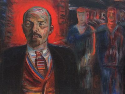 Борис Голополосов, "Ленин - вождь пролетариата". Фото: rabistondok.ru