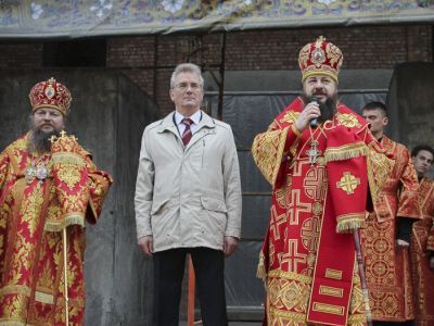 Губернатор Белозерцев с руководством епархии. Фото: Пенза.Ru