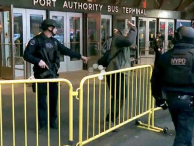 Полиция Нью-Йорка, взрыв на автовокзале. Фото: cbsnews.com