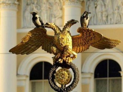 Двуглавый орел и вороны. Источник - vitki.info