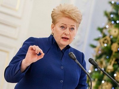 Президент Литвы Даля Грибаускайте. Фото: dcdn.lt