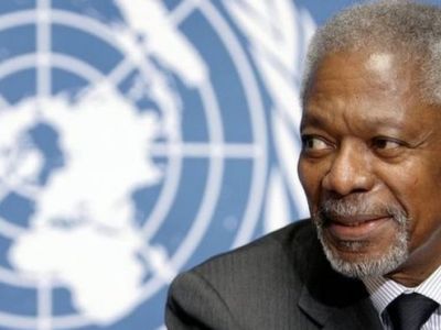Бывший генеральный секретарь ООН Кофи Аннан, Фото: AFP