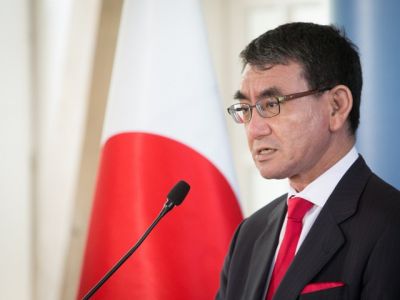 Таро Коно, министр иностранных дел Японии. Фото: tvc.ru