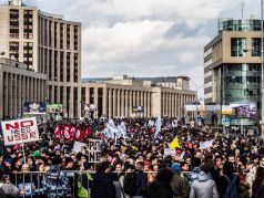 Митинг в защиту свободы Интернета, Москва, 10.3.19. Фото: t.me/TheForbiddenOpinion