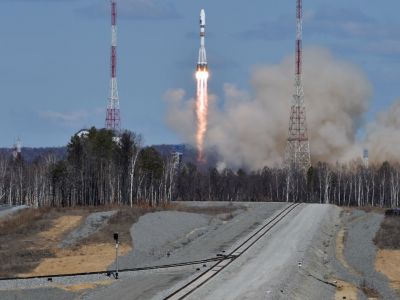 Запуск ракеты с космодрома "Восточный". Фото: Kirill Kudryavtsev / AFP