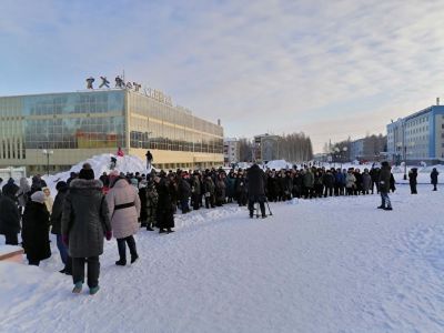 Митинг в Нефтеюганске. Фото: Виктор Жуков / Znak.com