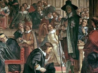 Король Карл I в парламенте, 1641 г. Иллюстрация: disgustingmen.com