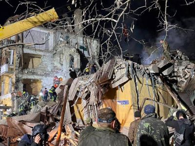 Последствия ракетного удара по Краматорску, 2.02.23. Фото: Радио Свобода