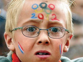 Олимпийский ребенок. Фото с сайта www.ogoniok.com