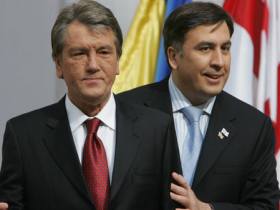 Саакашвили и Ющенко. Фото president.gov.ua