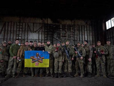 Владимир Зеленский на передовой на Бахмутском направлении, 22.03.22. Фото: t.me/V_Zelenskiy_official